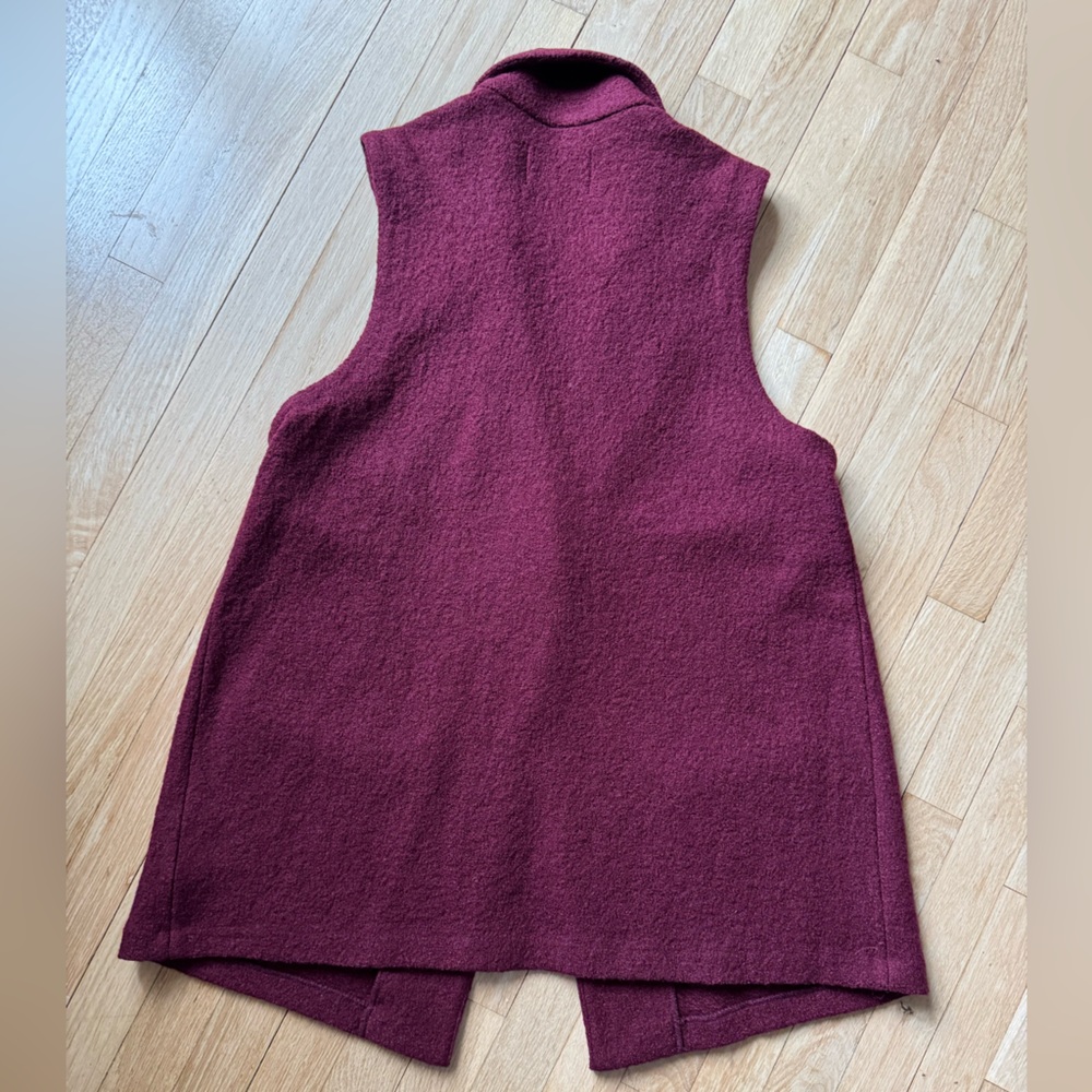 🍂CLEAROUT Tahari Burgundy Vest - Picture 7 of 10